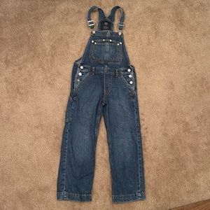 Gap girls M denim overalls